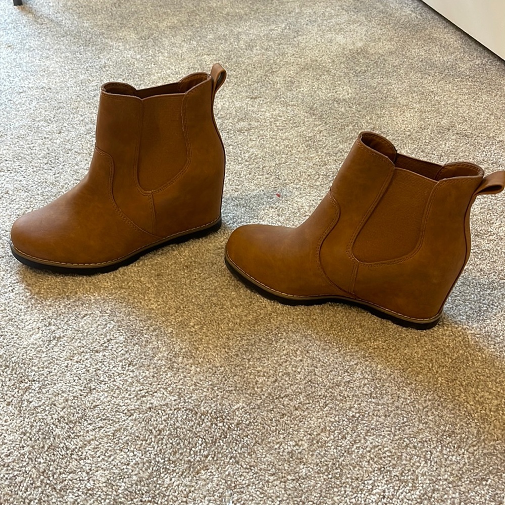 Target booties, size 7.5, worn once.